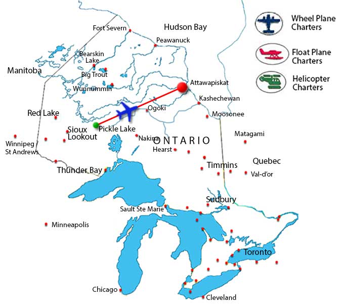 Webequie Helicopter Charter Flights
